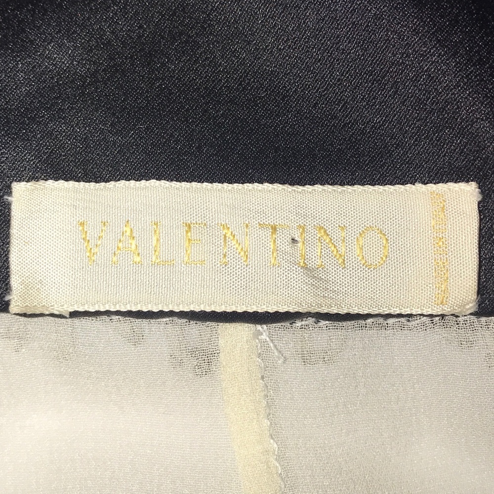 Rare Authentic Valentino Jeweled Pussy-bow Blouse - Picture 6 of 8